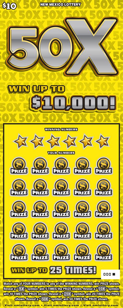 10 Lucky Lottery Scratch Tickets With The Best Odds In .